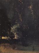 James Abbott McNeil Whistler, Nocturne in Black and Gold:The Falling Rocket